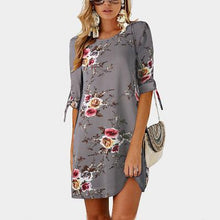 Load image into Gallery viewer, Mini Floral Chiffon Summer Dress