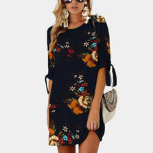 Load image into Gallery viewer, Mini Floral Chiffon Summer Dress