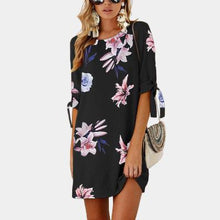 Load image into Gallery viewer, Mini Floral Chiffon Summer Dress