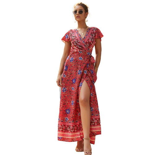Long Chiffon Summer Beach Dress