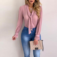 Load image into Gallery viewer, 2019 Summer Chiffon Blouse Women